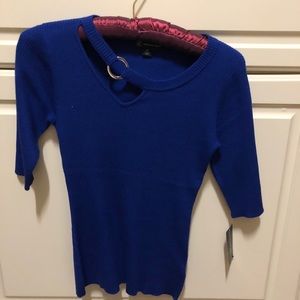 NWT INC Blue Sweater